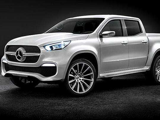 Кузов нового пикапа Mercedes X-Class cпособен перевозить груз весом 1200 кг, а прицеп — до 3,5 тонны (фото)