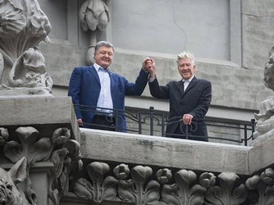 Порошенко устроил вдохновляющий тур для американского режиссера Линча (фото)