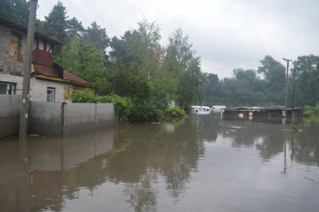Авто плавали у воді, а дерева падали на дороги: які регіони постраждали від негоди найбільше