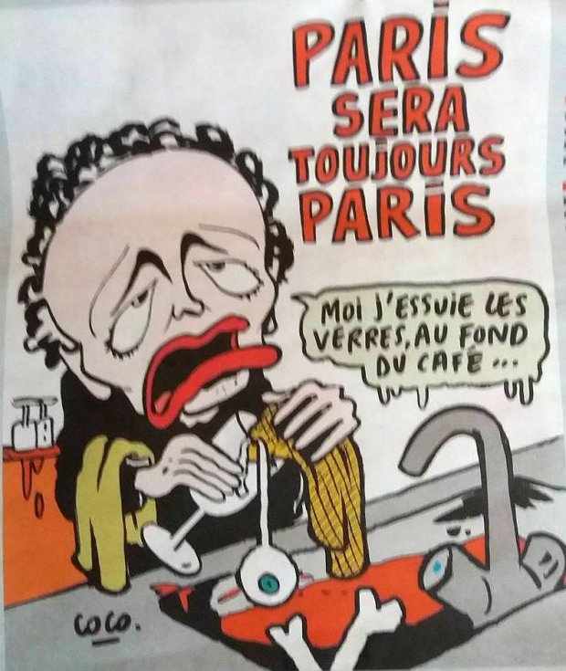 Charlie Hebdo присвятив номер терактам у Парижі: нові карикатури