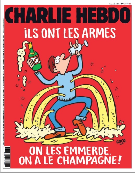 Charlie Hebdo вразив новою карикатурою про теракти в Парижі