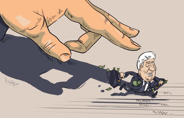 Карикатура тижня: Відставка Шокіна або прощання без почестей