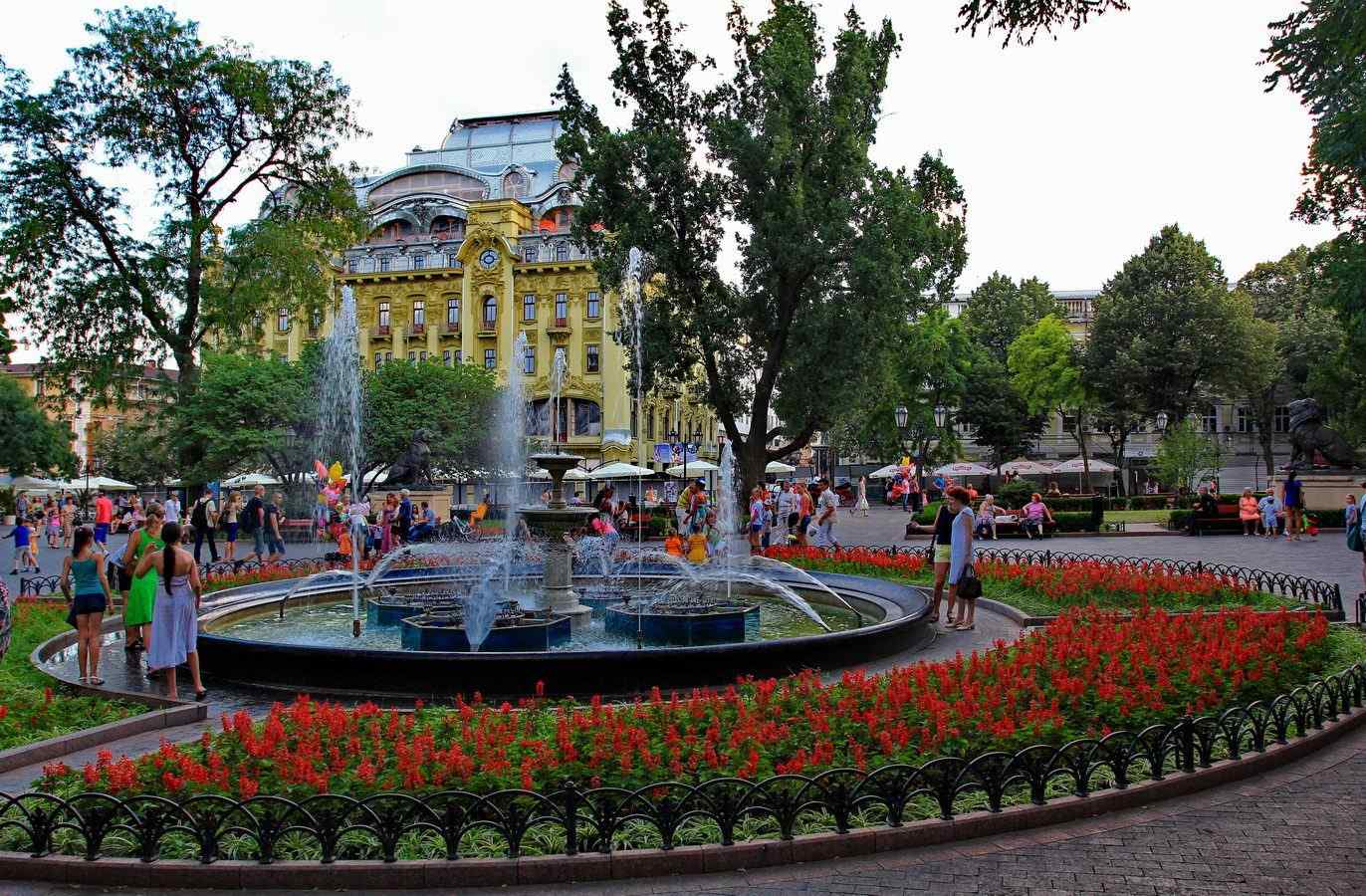 В одесском Горсаду сломался фонтан