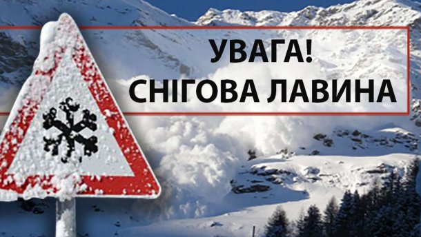 Як врятуватись під час сходження снігової лавини: інфографіка