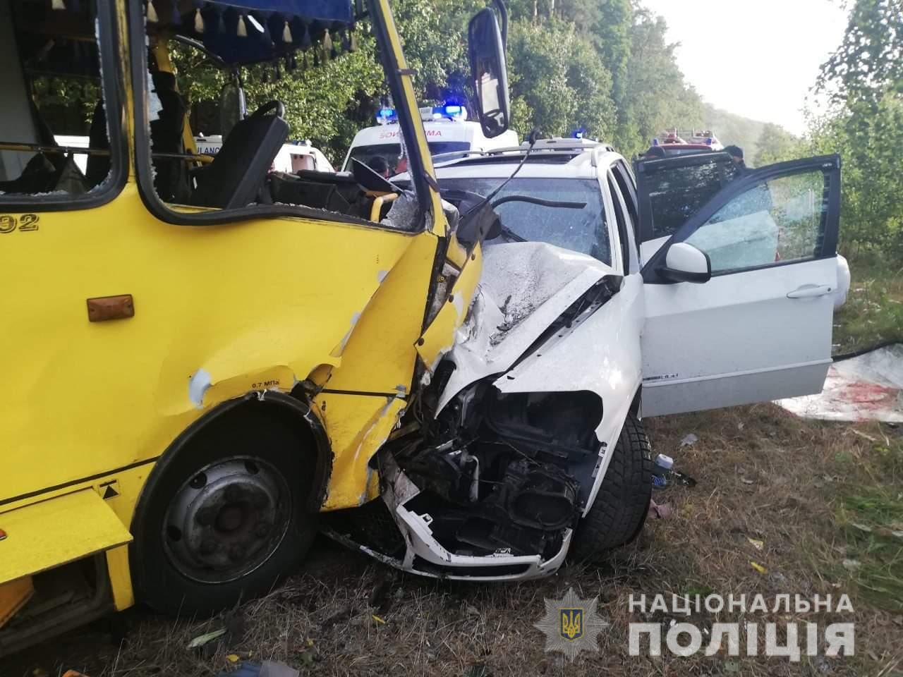 ДТП с маршруткой в Черкасской области: пострадали 10 человек, полиция начала производство (ФОТО)