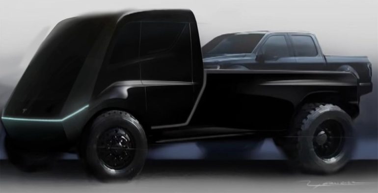 Илон Маск раскрыл детали нового электрического пикапа Tesla Pickup (ФОТО)