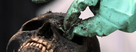 На Запорожье археологи нашли не разграбленное захоронение скифского воина с золотом и уникальной амфорой (11 фото)