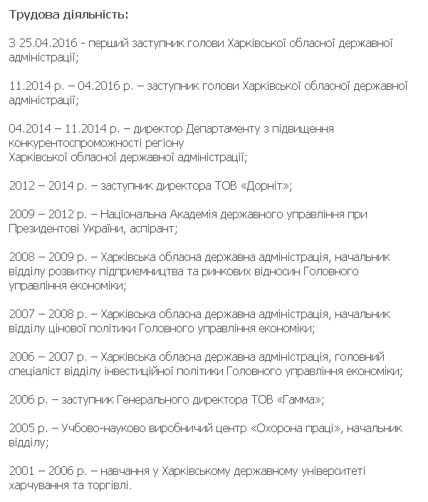 Нового главу АП связывают тесные и давние отношения с губернаторшей Харьковской области
