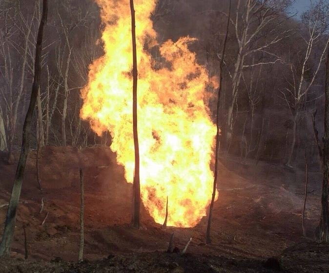 Разгерметизация газопровода в Закарпатской обл. произошла из-за проседания грунта, - МВД