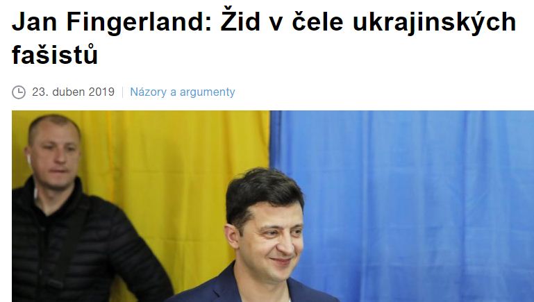 Украинское посольство в Праге требует извинений за статью о Зеленском-еврее во главе украинских фашистов