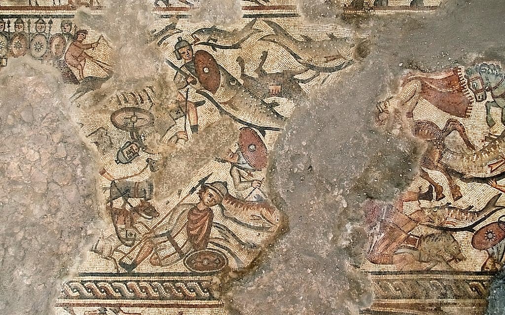 В Израиле на руинах древней синагоги нашли мозаики, посвященные сюжетам из Ветхого Завета