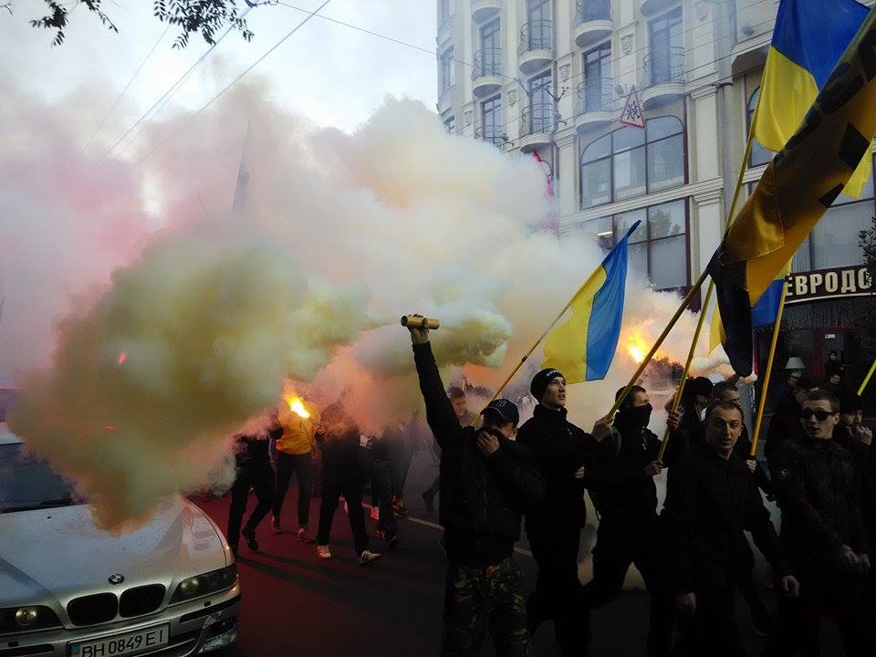 В Одессе несколько десятков активистов организовали шествие Иду на вы, - корреспондент
