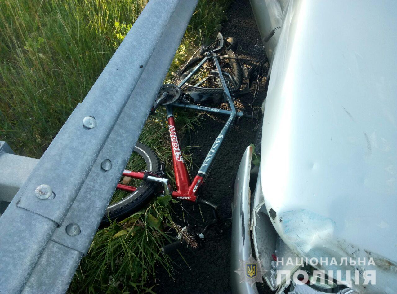 В Полтавской области в двух ДТП погибло трое велосипедистов