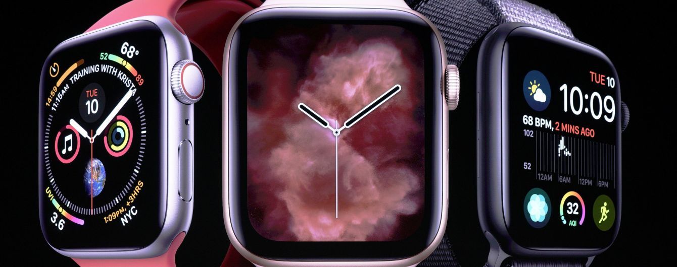 Встроенный компас и лучшая батарея: на презентации показали новые Apple Watch