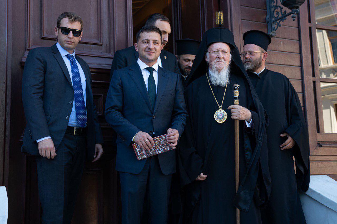 Зеленский побывал на Фанаре: фото первой встречи с патриархом Варфоломеем