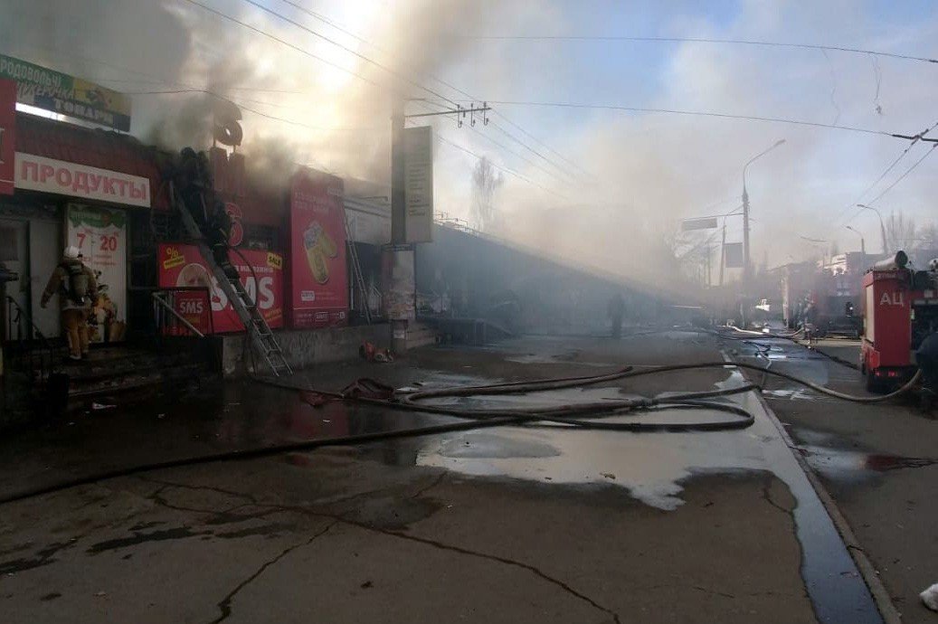 Пожар в Кривом Роге ликвидировали