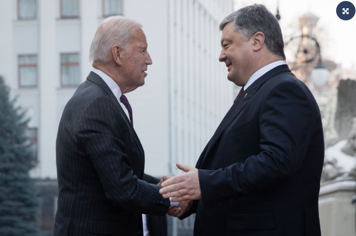 В АП началась встреча Порошенко и Байдена