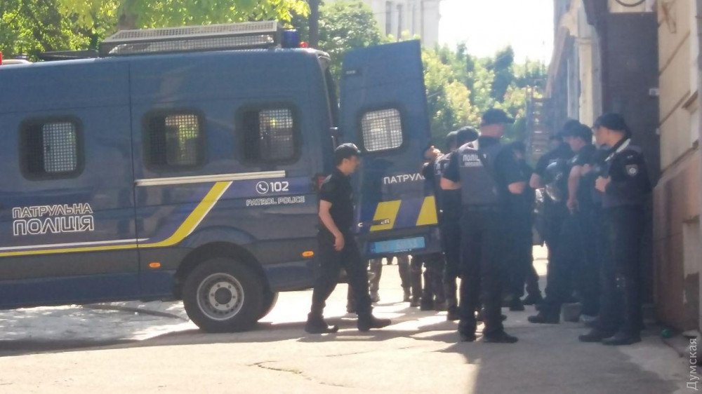 В Одесском медуниверситете произошли столкновения, задержан 51 человек