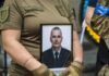 В Одессе простились с полицейским, который погиб на фронте