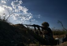 Карта боевых действий в Украине 22 августа