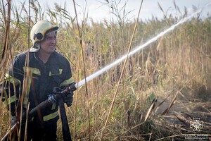 В Одессе на Хаджибейской дороге на полях горело более одного гектара: cпасатели заметили смерч 