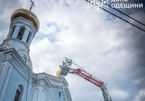 Что горело в храме на Леонтовича в Одессе Что горело в храме на Леонтовича в Одессе